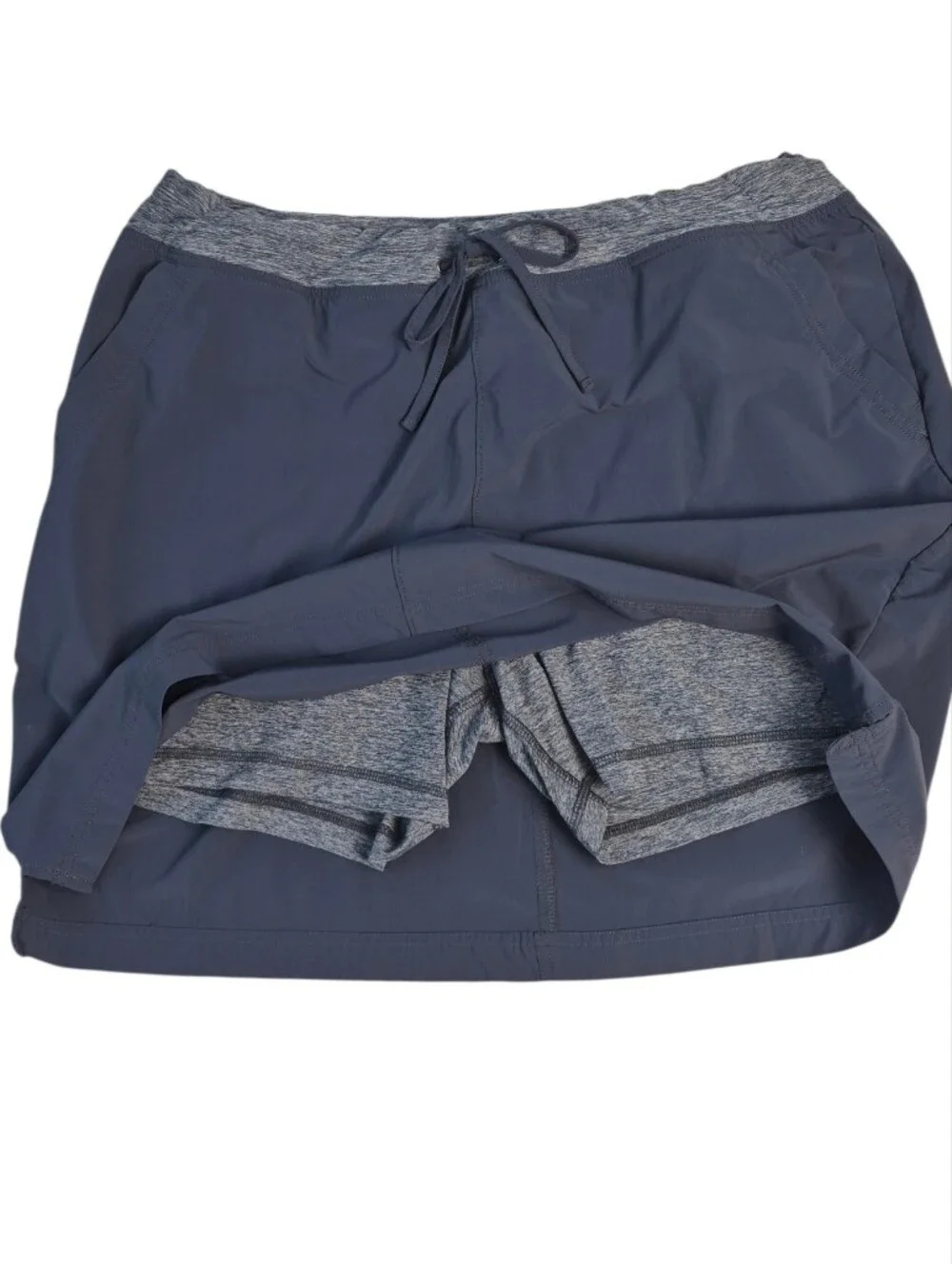 Duluth Trading Co Armachillo Cooling Skort Stretch Knit Sz 18 Active Pockets